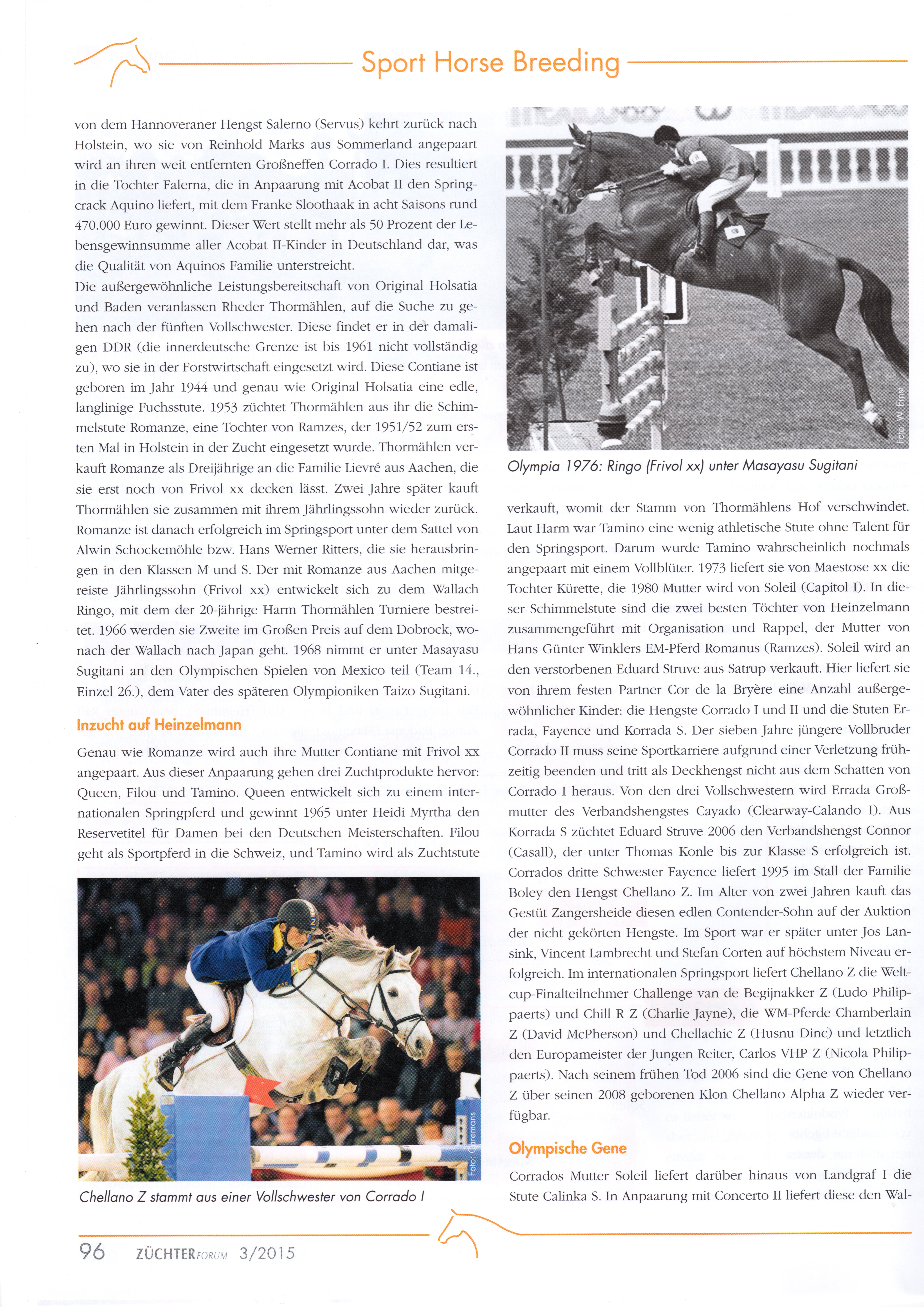 Sport Horse Breeding, Seite 3